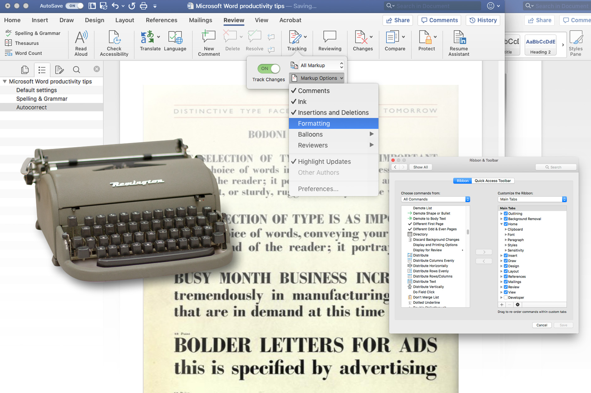 Microsoft word 15 30 – popular productivity suite software